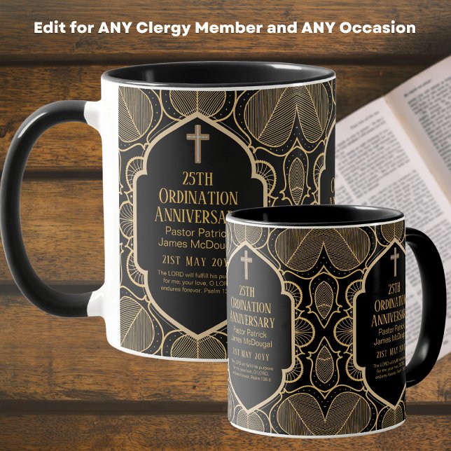 Prist pastor Deacon Clergy Mugg (Skapare uppladdad)