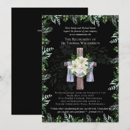 Prist Pastor Deacon Minister Pension Inbjudningsko