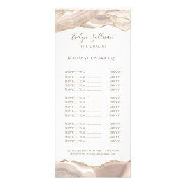 prist rackkort för elfenbenstorn guld agerat reklamkort