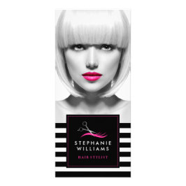 Prist rasterkort för Chic hårstråle Reklamkort