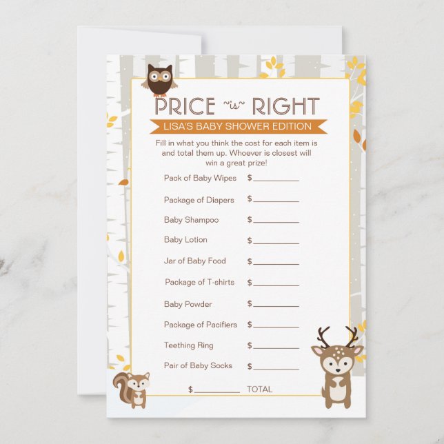 Prist spel för trädsfall/vinterbabykläder (Framsida)