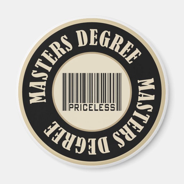 Pristesser för mastergrad magnet (Framsidan)