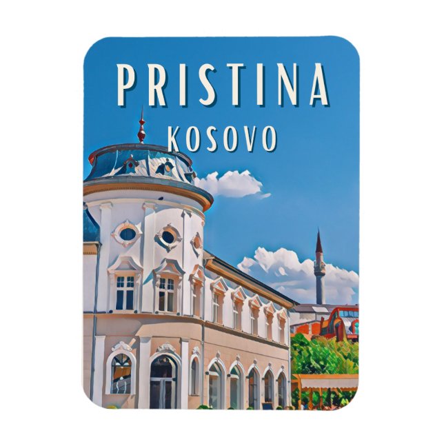 Pristina, le coeur du Kosovo Magnet (Vertikal)