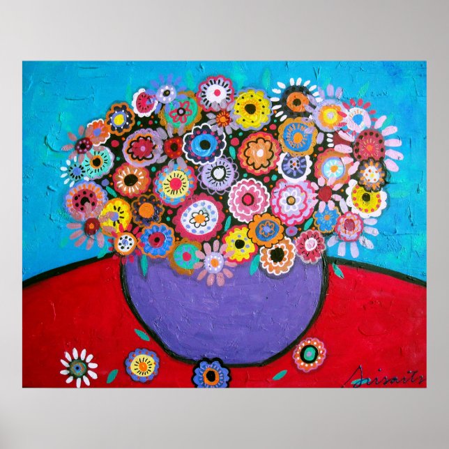 PRISTINE FLOWERS POSTER (Framsidan)