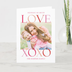 Pristine Kärlek Editable Färg Valentindagskort Helgkort