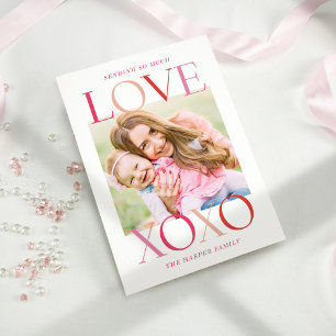 Pristine Kärlek Editable Färg Valentindagskort Julkort