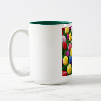 Pristine Tulips Mug Två-Tonad Mugg