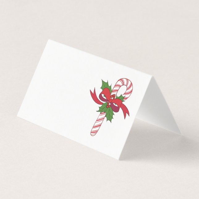 Pristort för julen i Candy cane Kort (Framsida)