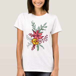 Prisvärd Blommigt Kvinnors T-Shirts