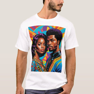 Prisvärd, färgstark kulturkonst T-Shirt
