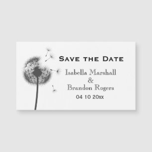 Prisvärd Maskros Save the Date Magnet