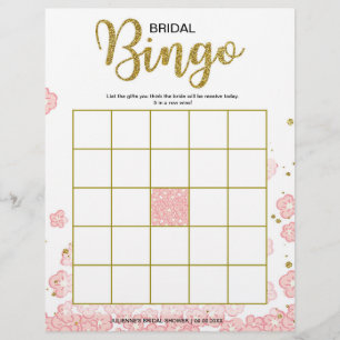 Prisvärd Möhippa Bingo Rosa och guld Reklamblad
