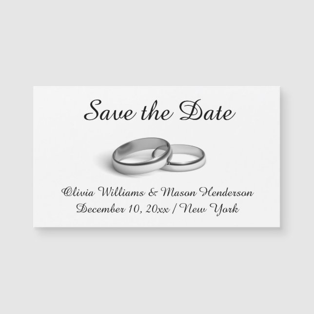 Prisvärd Spara datum magneter (Framsida)