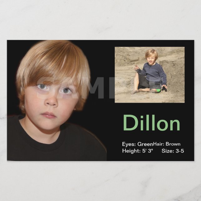 Prisvärda komp-kort för modell flygblad (Framsidan)