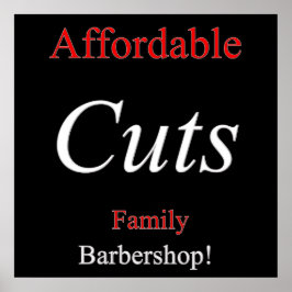 Prisvärda nedskärningar Poster projektionsyta