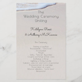 Prisvärt Bröllopsprogram för Beach Sand-Anpassning