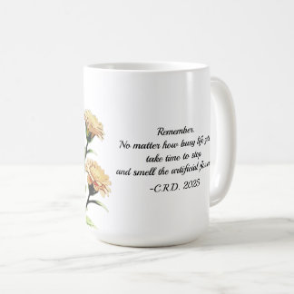 Prisvärt valspråk kaffemugg