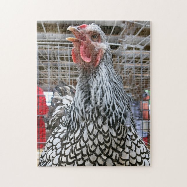 Prisvinnande Chicken Jigszle Puzzle Pussel (Vertikal)
