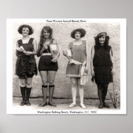 Prisvinnare, årligt skönhetstävling Washington 192 Poster