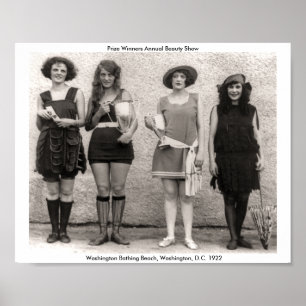 Prisvinnare, årligt skönhetstävling Washington 192 Poster