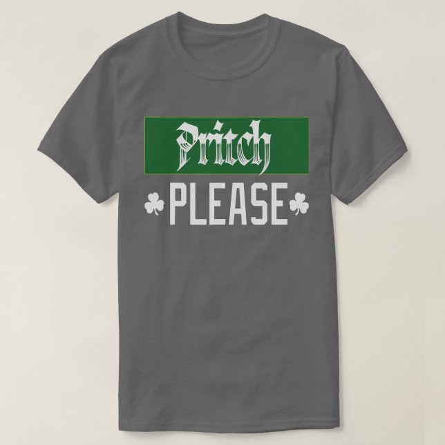 Pritch, tack t shirt (Design framsida)