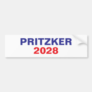 Pritzker för president 2028 bildekal