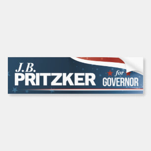 PRITZKER - JB Pritzker för regulator Bildekal