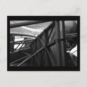 Pritzker-paviljong: Vinter (b&w) Vykort