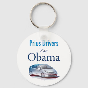Prius chaufförer för Obama Keychain Nyckelring