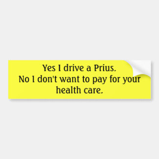 Prius Körande Kapitalist Bildekal