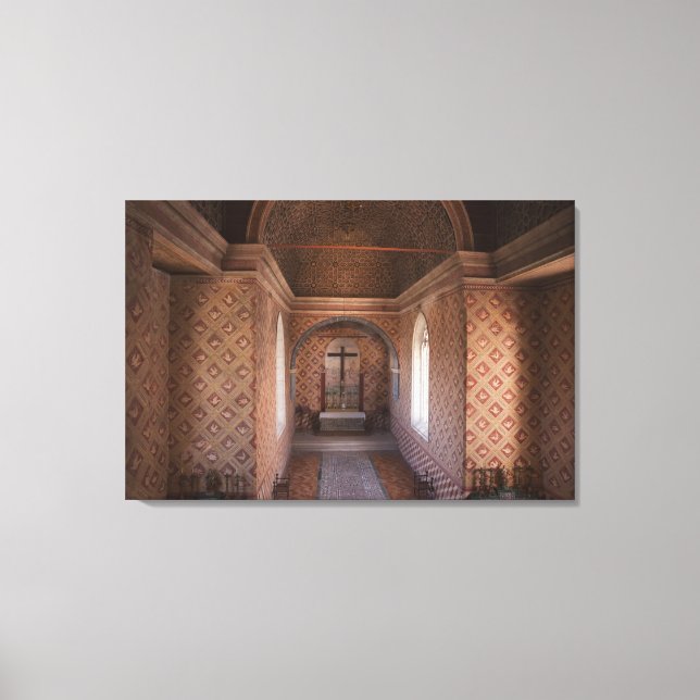 Privat chapel i Sintra National Palace Canvastryck (Framsida)