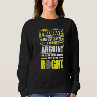 Privat detektiv Brottsutredare Jag hävdar inte T Shirt