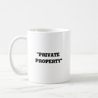 Privat egendom kaffemugg