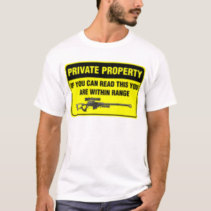 Privat egendom t-shirt