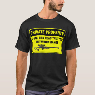 Privat egendom tee shirt