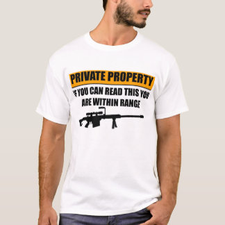 Privat egendom tee shirt