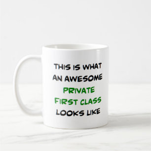 privat förstaklass, fantastisk kaffemugg