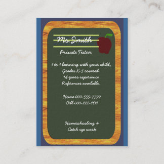 privat handleda visitkort