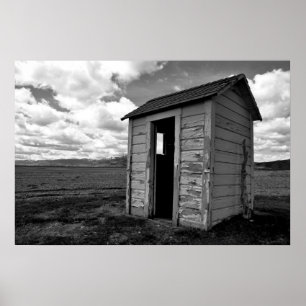 Privat Idaho Outhouse Poster