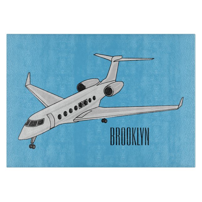 Privat jet serieillustration (Framsidan)