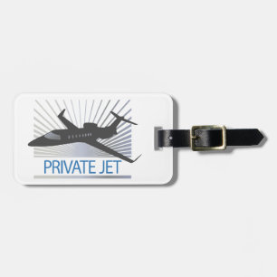 Privat jetflygplan bagagebricka