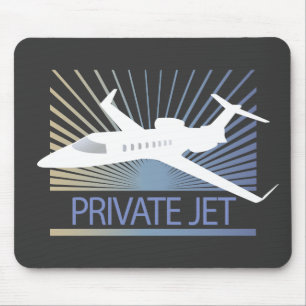 Privat jetflygplan musmatta