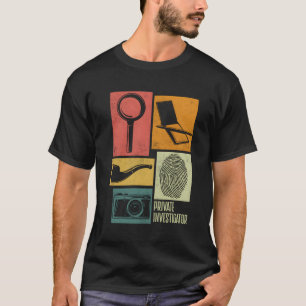Privat kriminaldetektiver Silhouettes T Shirt