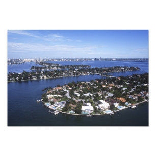 Privat ö hem i Biscayne Bay, Star Fototryck