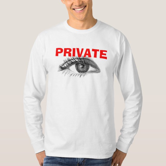 Privat öga t-shirt (Framsida)