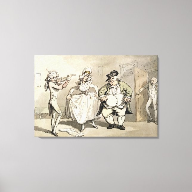 Privat praktik före boll från Scene Canvastryck (Framsida)