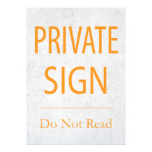 Privat signering läser inte