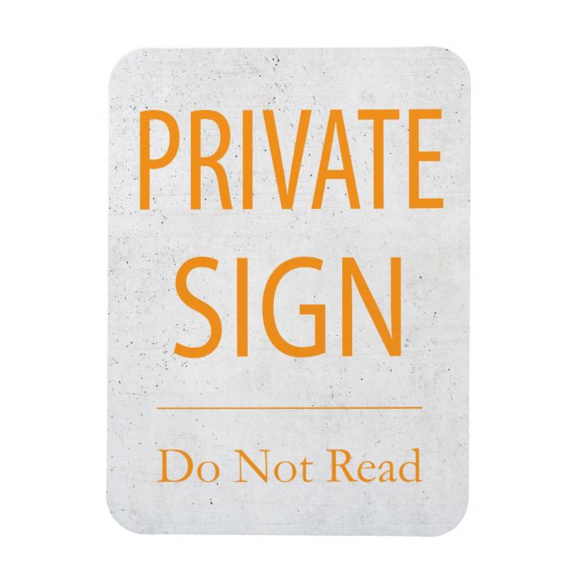 Privat signering läser inte magnet (Vertikal)