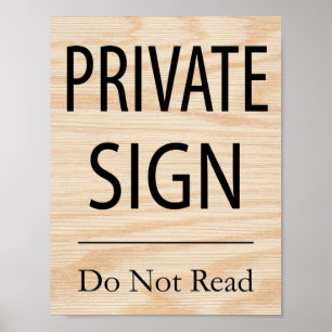 Privat signering läser inte poster