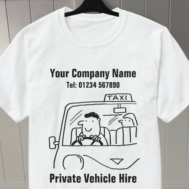 Privat Tecknad för Fordon-hyra T Shirt (Skapare uppladdad)